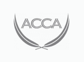 The ACCA (Australian Cemeteries & Crematoria Association) logo denoting Assettrac asset management and cemetery software at the ACCA 2024 conference.