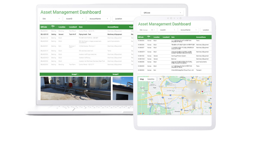 track assets across multiple sites with Assettrac's asset managment software for commercial and public sector asset management