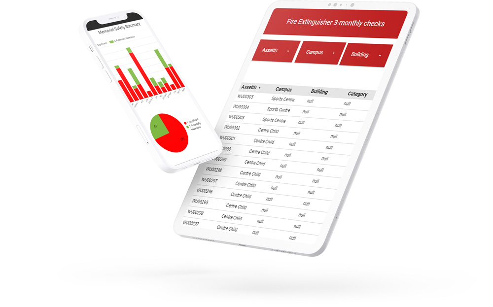 View your reports from anywhere with Assettrac's asset management software and inspection software & app.