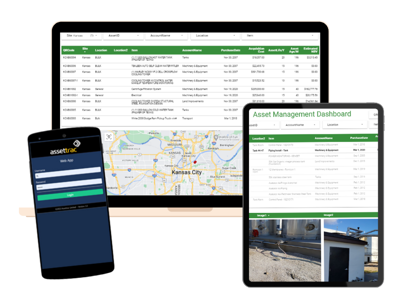 Customised Asset Management Software for physical asset tracking with app & mobile.